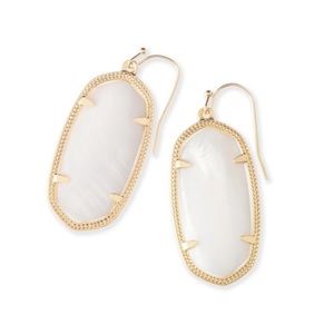 NEW Kendra Scott Elle Mother of Pearl Earrings